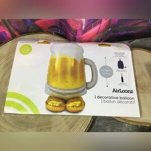 Big beer mug Airloonz balloon 49 inch -NEW